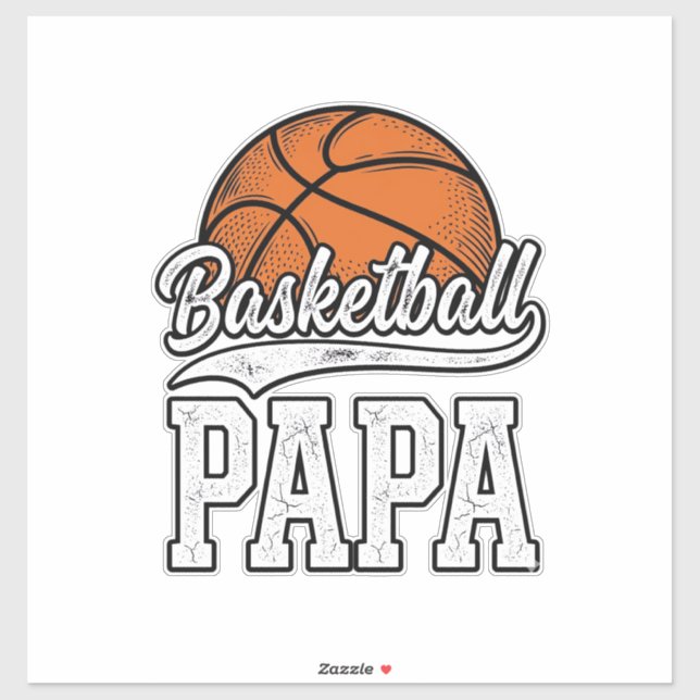 Sticker Conception de t-shirt avec gravure vintage Papa de (Feuille)