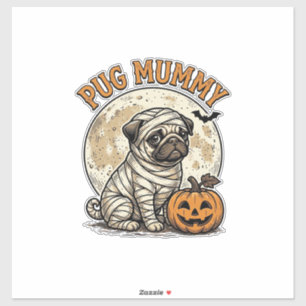 Sticker Conception de T-shirt de chien vintage Halloween M