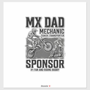 Sticker Conception de t-shirt de copain de conduite de mot