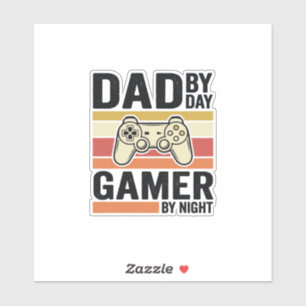Sticker Conception de T-Shirt Manette Vintage de Papa Joue