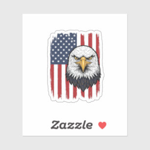 Sticker Conception de T-shirt patriotique Vintage Eagle Dr