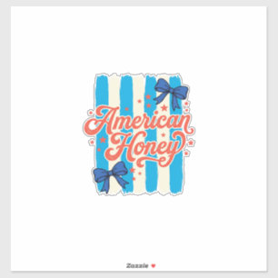 Sticker Conception de T-shirt vintage avec ruban patriotiq
