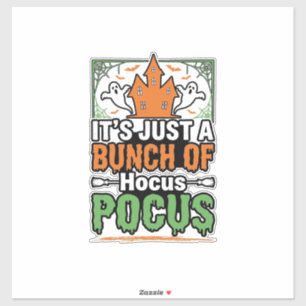 Sticker Conception de vecteur de citation de Hocus Pocus H