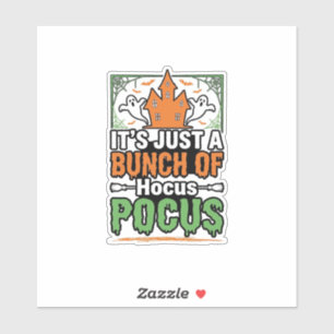 Sticker Conception de vecteur de citation Hocus Pocus Hall