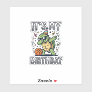 Sticker Conception de vecteur de fête d'anniversaire de ba