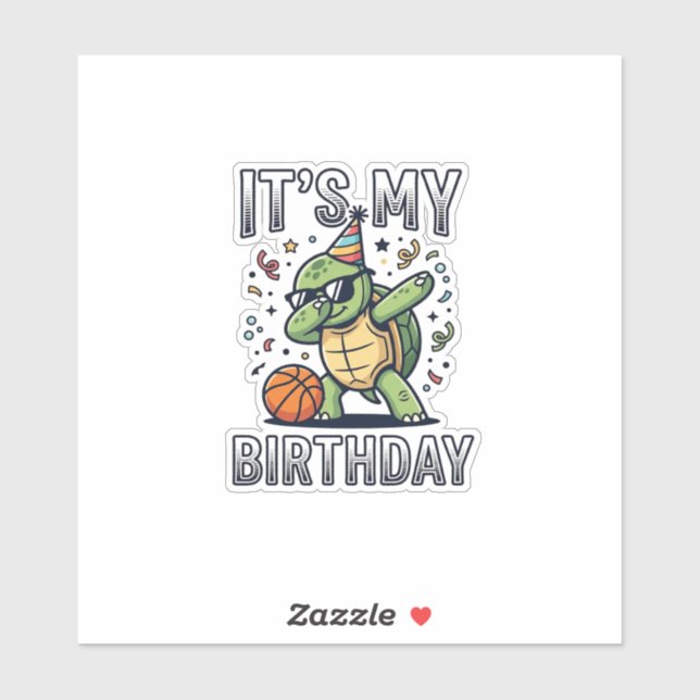 Sticker Conception de vecteur de fête d'anniversaire de ba (Feuille)