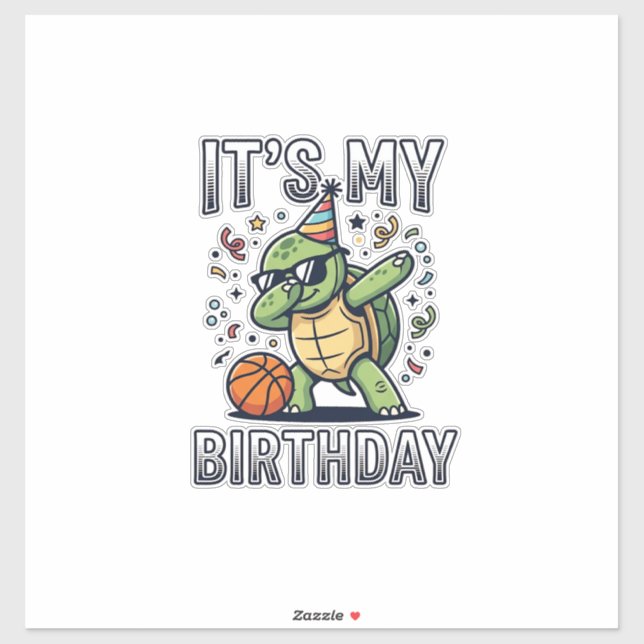 Sticker Conception de vecteur de fête d'anniversaire de ba (Feuille)