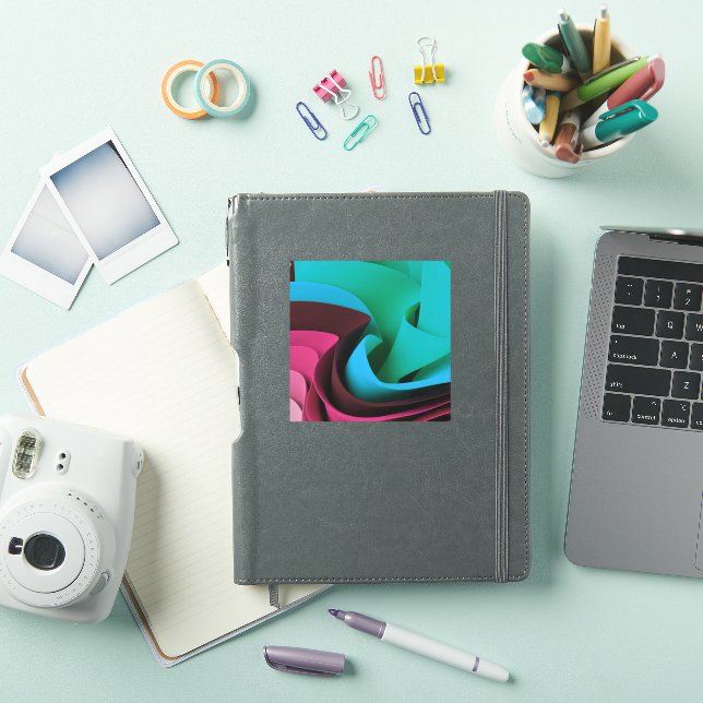 Sticker Conception des mouvements de flux de rave (Couverture iPad)