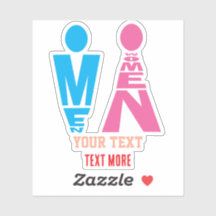Conception d'icône de typographie hommes et femmes