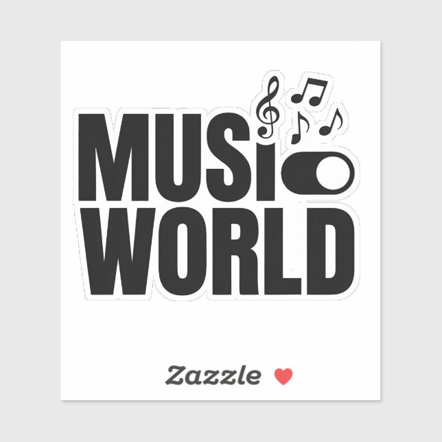 Sticker Conception du commutateur World Off (Feuille)