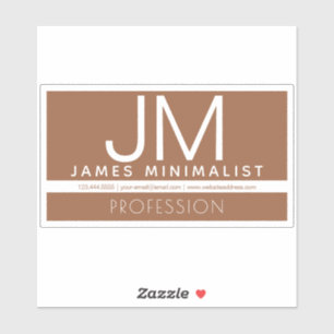 Sticker Conception professionnelle moderne et minimale   B