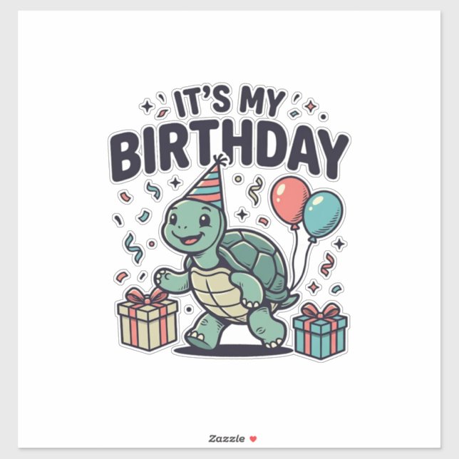 Sticker Conception vectorielle de fête d'anniversaire de t (Feuille)
