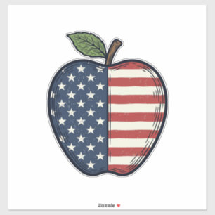 Sticker Conception vectorielle de gravure vintage de pomme
