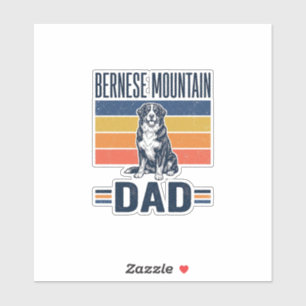 Sticker Conception vectorielle vintage de papa chien de mo