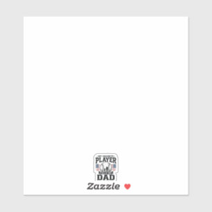 Sticker Conception vectorielle vintage du joueur préféré d