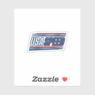 Sticker Conception vectorielle vintage patriotique de cour