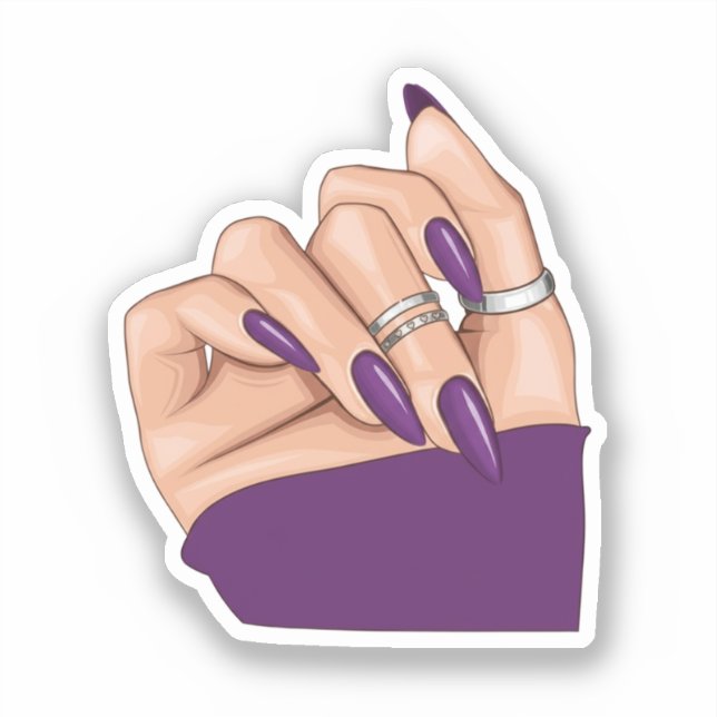 Sticker Conceptions Adorables pour l'Art des Ongles DIY (Recto)
