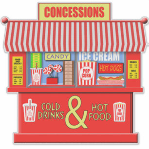 Sticker Concessions Stand