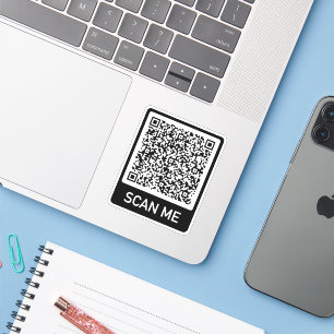Sticker Concevez votre propre Modèle de code QR personnali