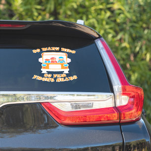 Sticker Conducteur De Bus Tant D'Enfants Que Peu De Siège