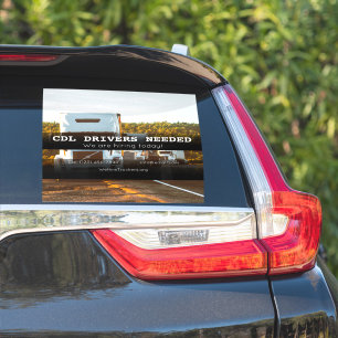 Sticker Conducteurs CDL Besoin de camionnage