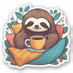 Sticker Confort de la fentes avec café imperméable