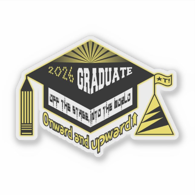 Sticker Congratulations, 2026 Graduate! (Devant)