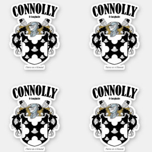 Sticker Connolly Crest Irish Translation & Signification (
