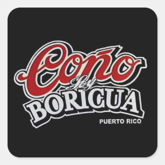 sticker Cono soy Boricua
