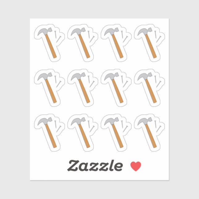 Sticker Construction de marteau Entretien Amélioration de  (Feuille)