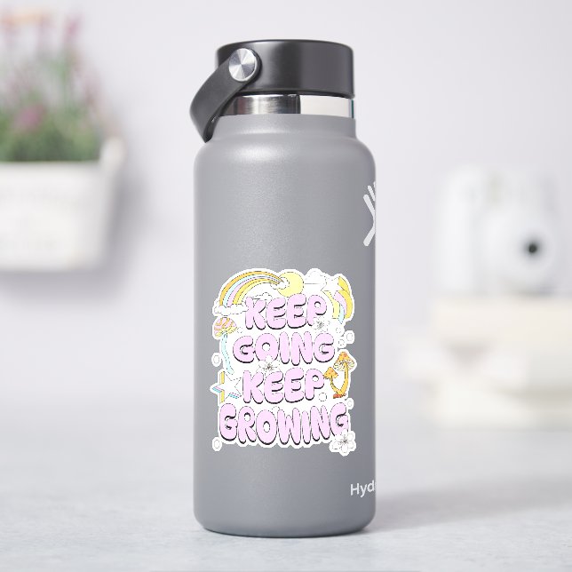 Sticker Continuer à croître (HydroFlask)
