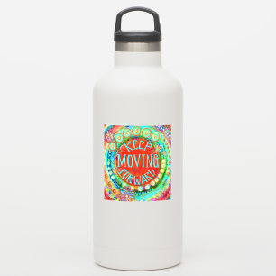 Sticker Continuez à aller de l'avant Colorful Fun Inspiriv