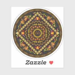 Sticker Contour Icons Thanksgiving