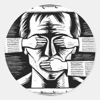 Sticker contre tout type de censure