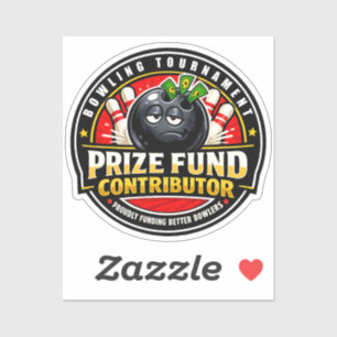Sticker Contributeur au Fonds de prix du tournoi de quille