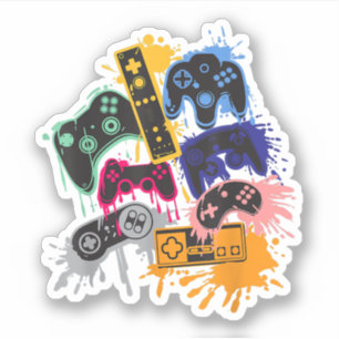 Sticker Contrôler toutes les choses Video Game Controller