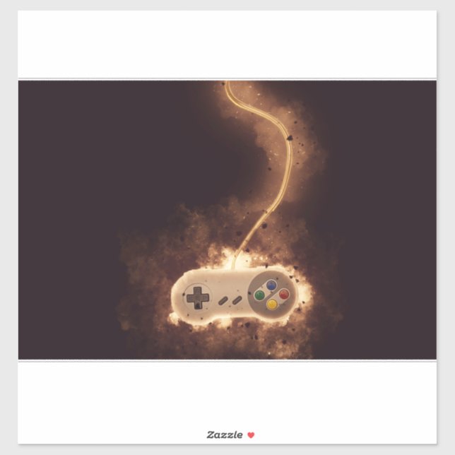 STICKER CONTRÔLEUR DE JEUX (Feuille)