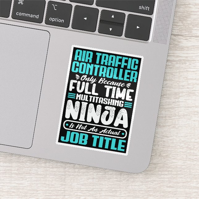 Sticker Contrôleur de la circulation aérienne Titre du tra (Détail)