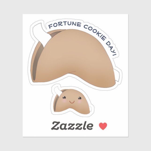 Sticker Cookie de Kawaii Fortune (Feuille)