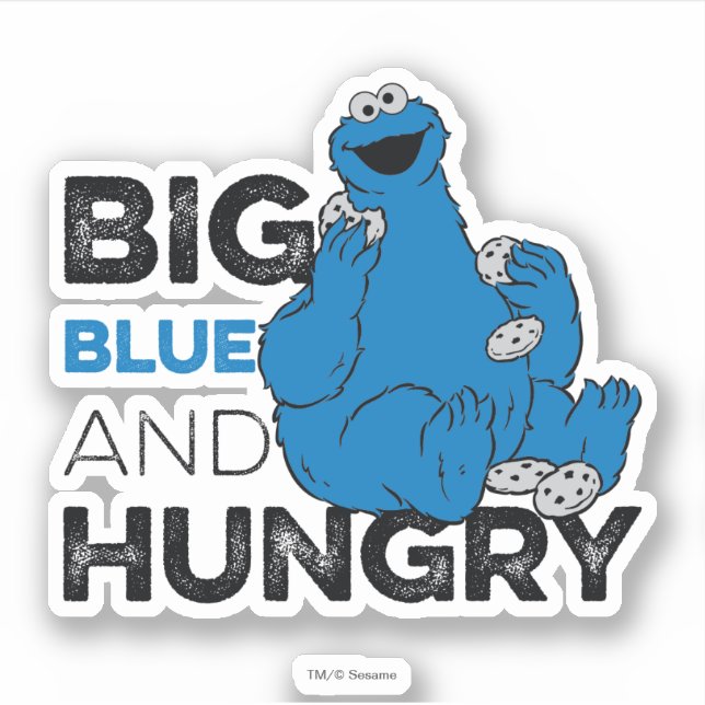 Sticker Cookie Monster | Big Blue & Hungry (Devant)