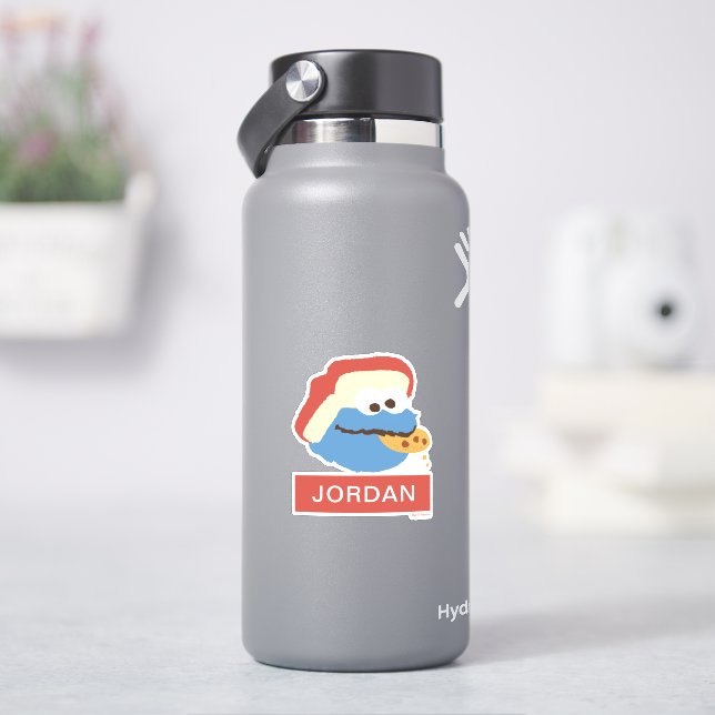 Sticker Cookie Monster Camp Cookies | Ajouter Votre Nom (HydroFlask)