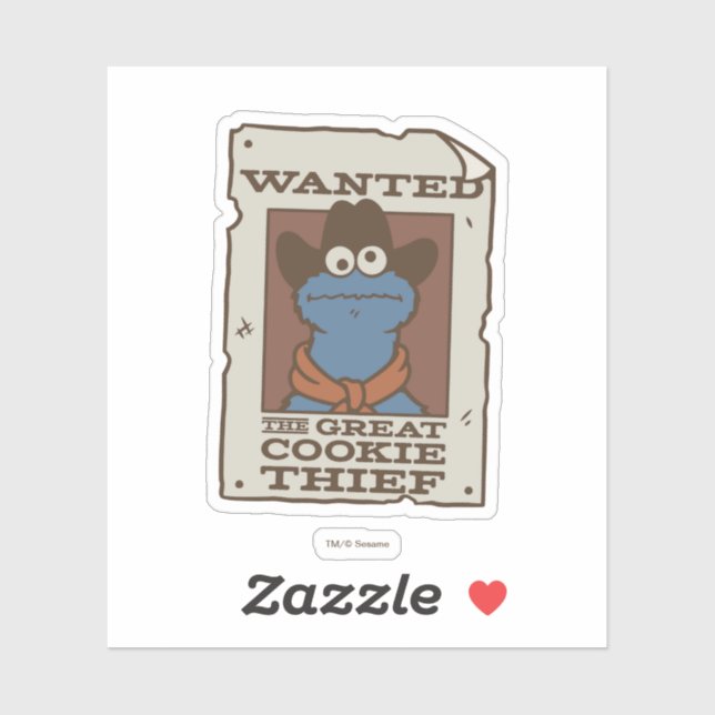Sticker Cookie Monster | Poster Recherché (Feuille)