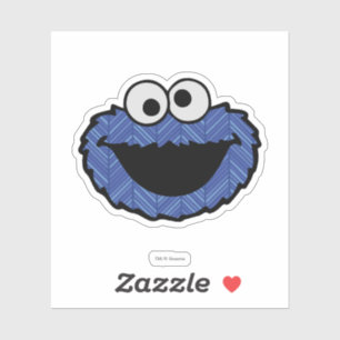Sticker Cookie Monster Retour arrière des années 80
