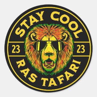 Sticker Cool Bouton Ras Tafari