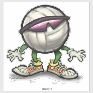 Sticker Cool de volley-ball