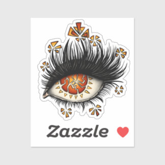 Sticker Cool oculaire étrange Macabre Witchween Witchy