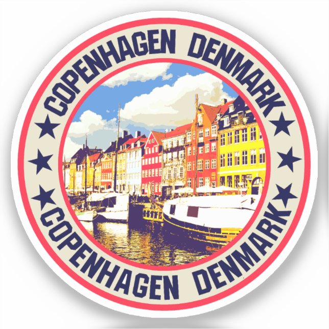 Sticker Copenhague (Recto)