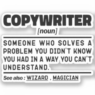 Sticker Copywriter Noun Cool Travailleur Papa Sayants Sarc