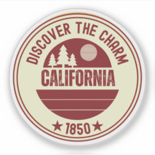 Sticker Coquelicot de Californie - Fleur de l'État CA