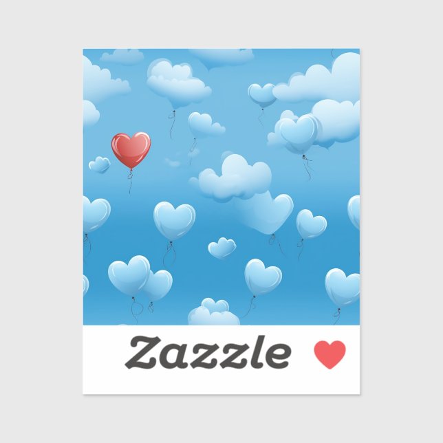 Sticker Corazón único (Feuille)